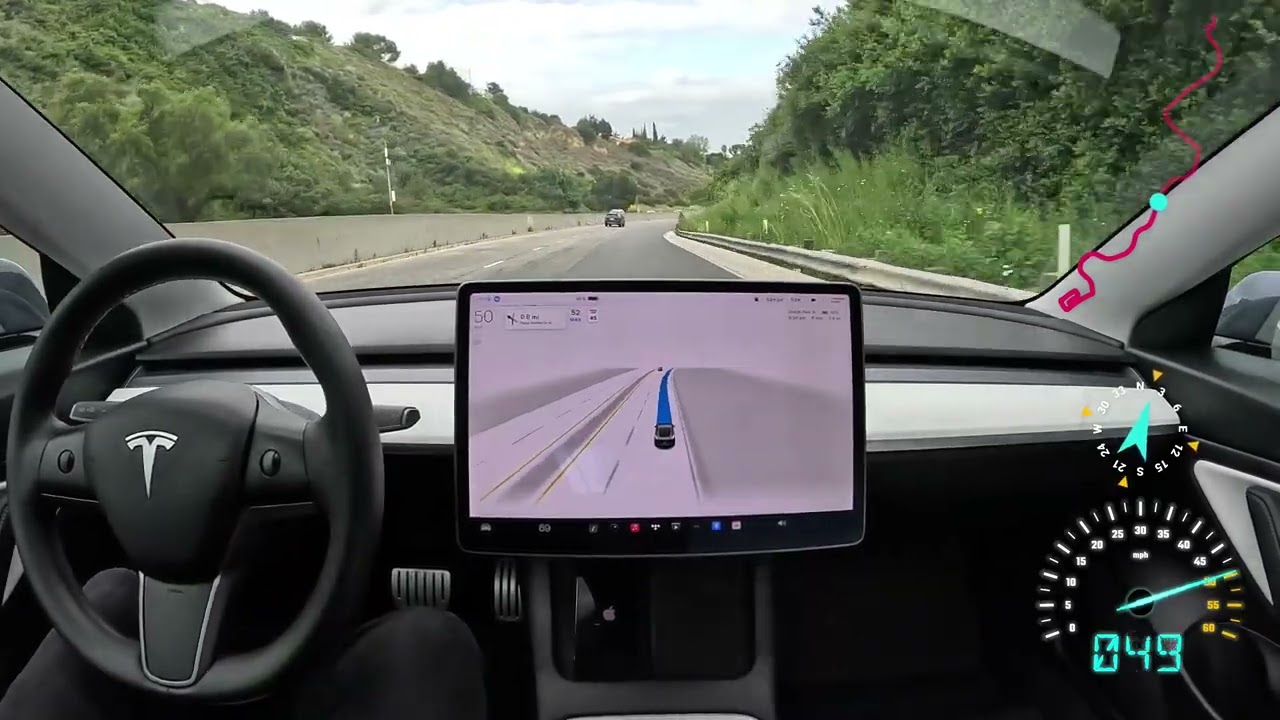 Zero Input Drive on Tesla Full Self-Driving Beta 11.4.1