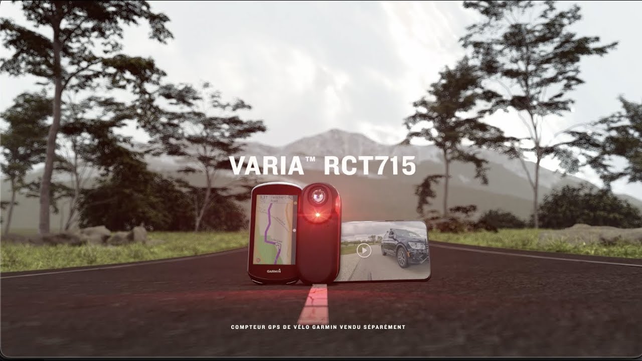Garmin Varia™ RCT715: it looks back while you ride ahead