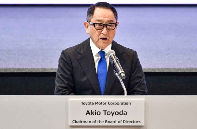 Toyota chairman Akio Toyoda