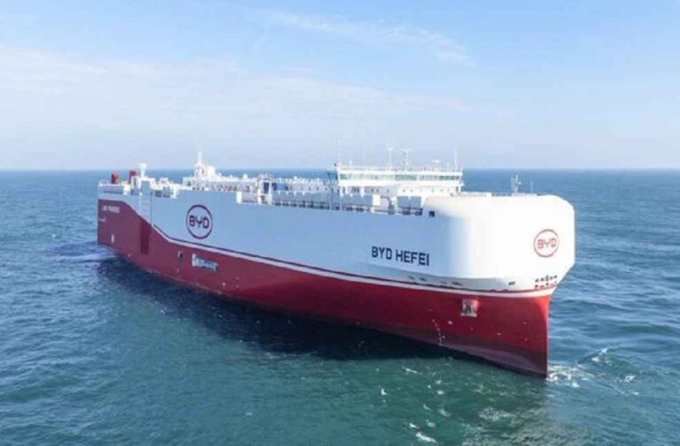 BYD Unveils World's Largest Car Carrier, Expanding Global EV