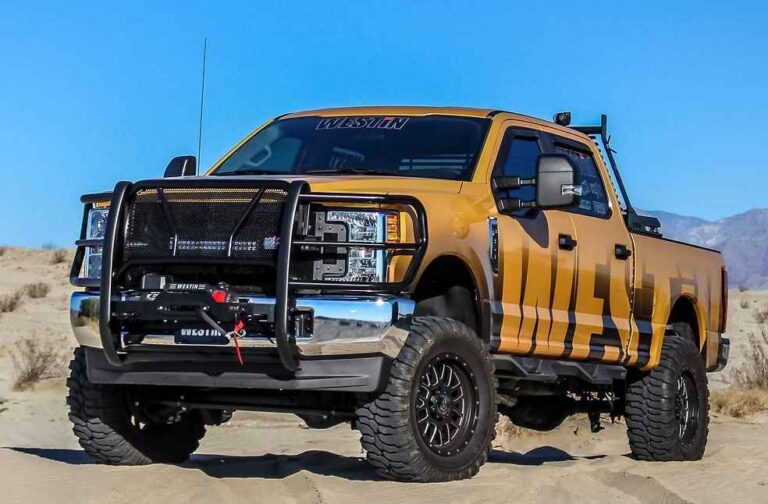 Truck Grille Guard with Winch Mount